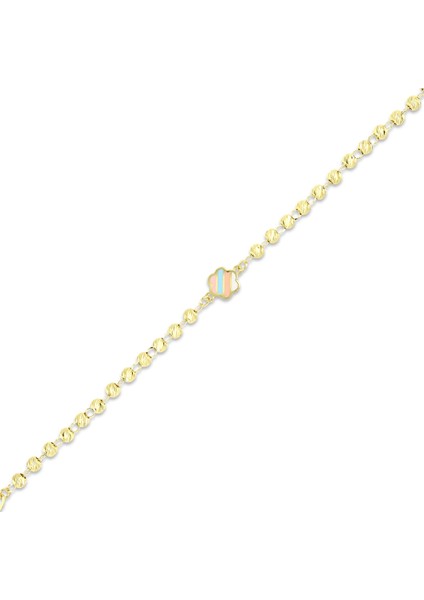 Figürlü Altın Çocuk Bileklik - 14K fırsatları