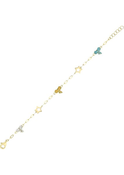 Figürlü Altın Çocuk Bileklik - 14K modelleri