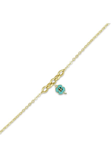 Şans Yonca Altın Bileklik - 14K