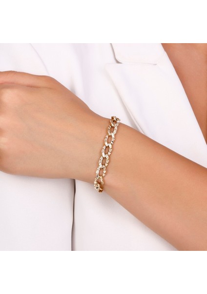 Altın Zincir Bileklik - 14K