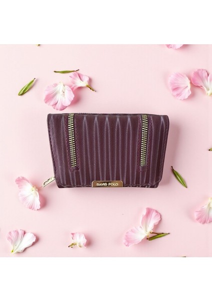 Davıd Polo Pileli Kadın Cüzdan