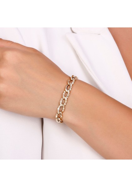 Altın Zincir Bileklik - 14K