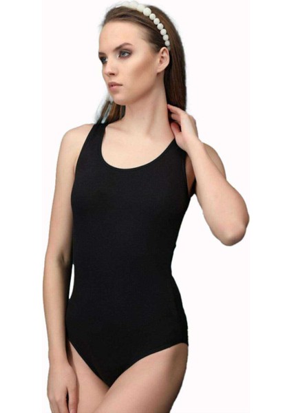 Elit Life Geniş Askılı Kadın Dikişsiz Çıtçıtlı Slip Body Siyah 878 fırsatları