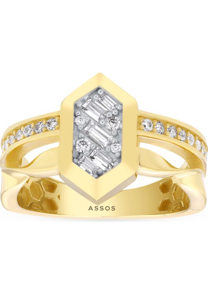 Tasarım Altın Yüzük - 14K