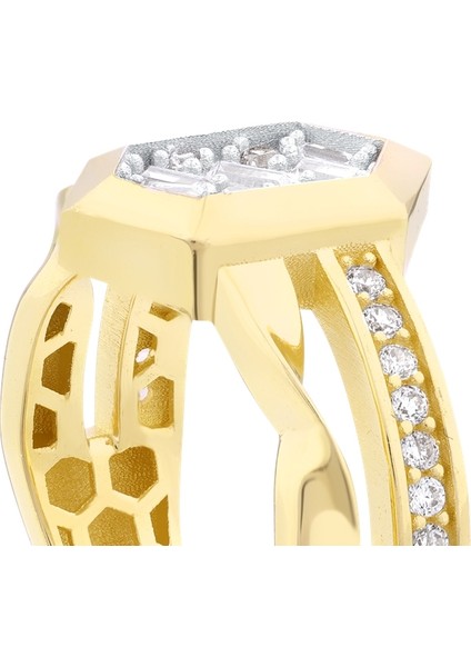 Tasarım Altın Yüzük - 14K