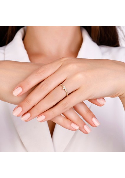 Tasarım Altın Yüzük - 14K