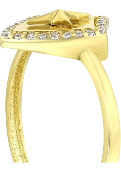 Kutup Yıldızı Altın Yüzük - 14K