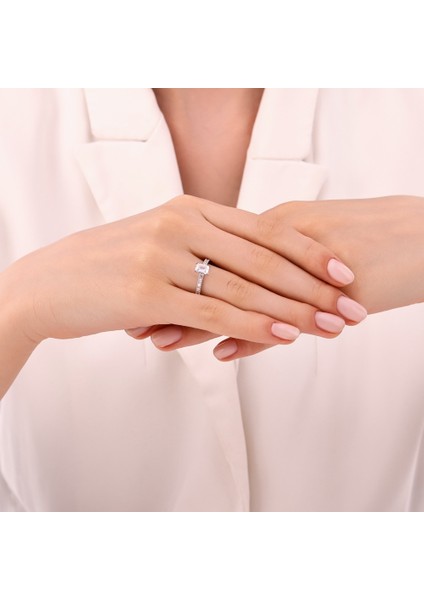 Altın Baget Yüzük - 14K