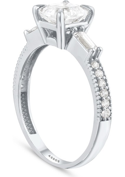 Altın Baget Yüzük - 14K