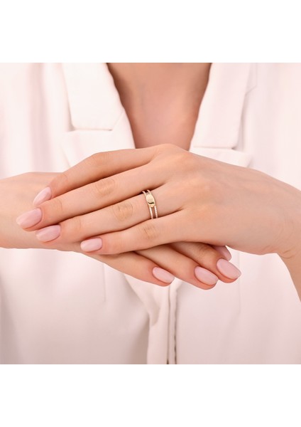 Tasarım Altın Yüzük - 14K