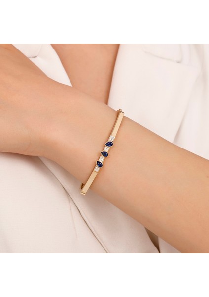 Tasarım Altın Kelepçe - 14K