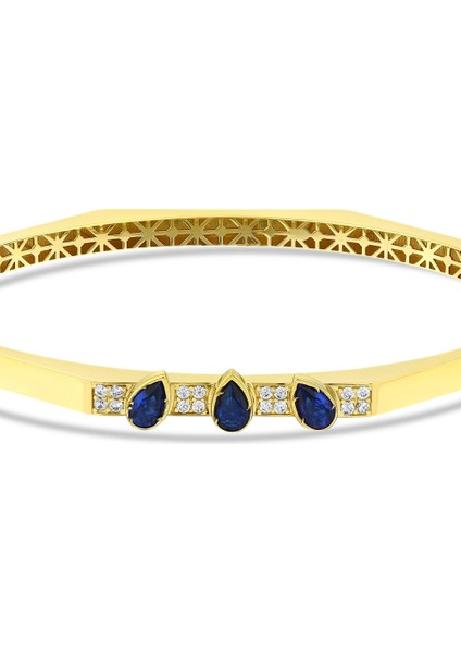 Tasarım Altın Kelepçe - 14K