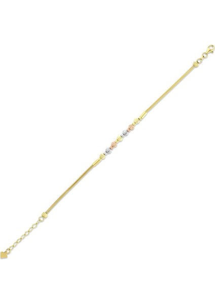 Altın Tasarım Bileklik - 14K fırsatları