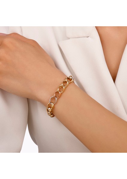 Altın Zincir Bileklik - 14K
