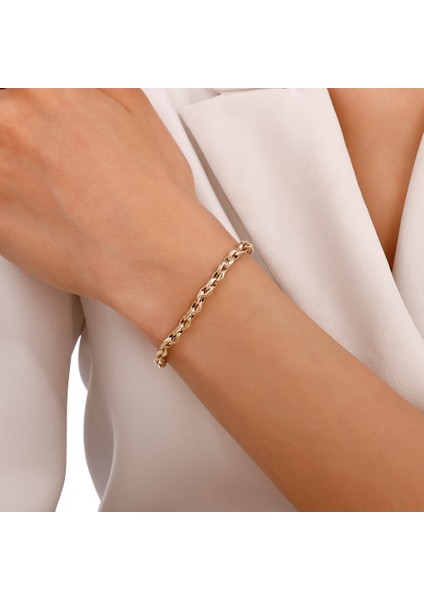 Altın Zincir Bileklik - 14K
