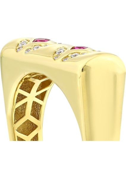 Altın Tasarım Yüzük - 14K