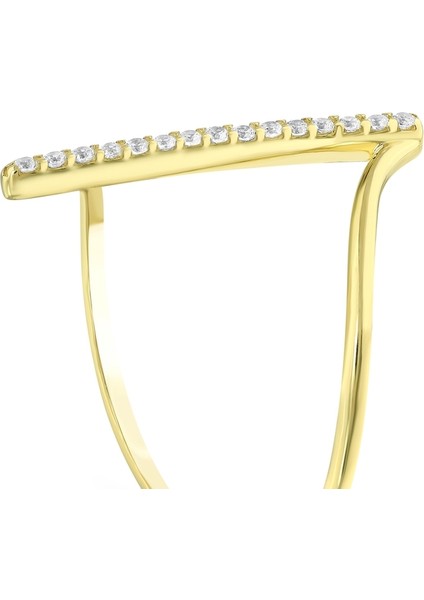 Altın Tasarım Yüzük - 14K