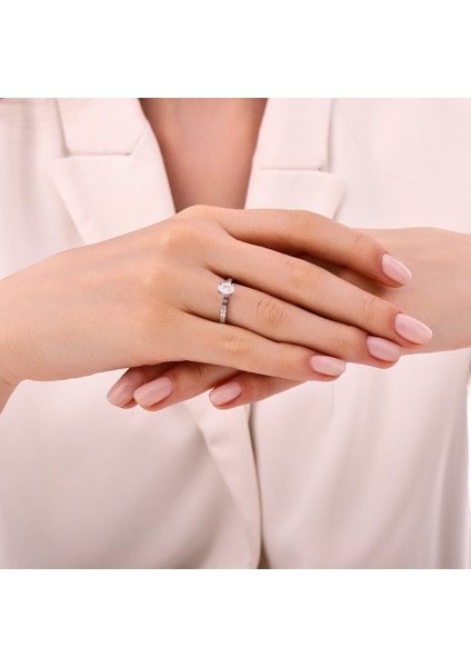 Altın Tektaş Yüzük - 14K