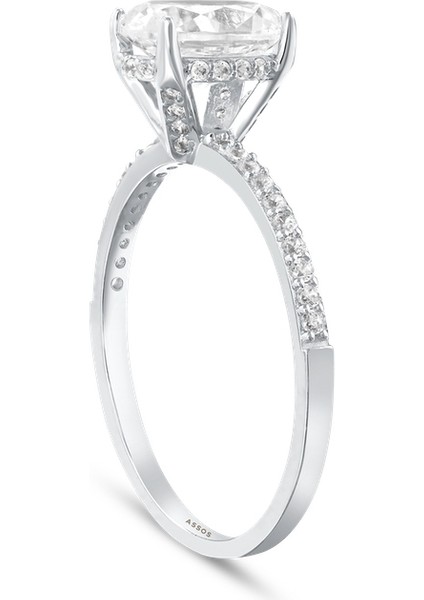 Altın Tektaş Yüzük - 14K