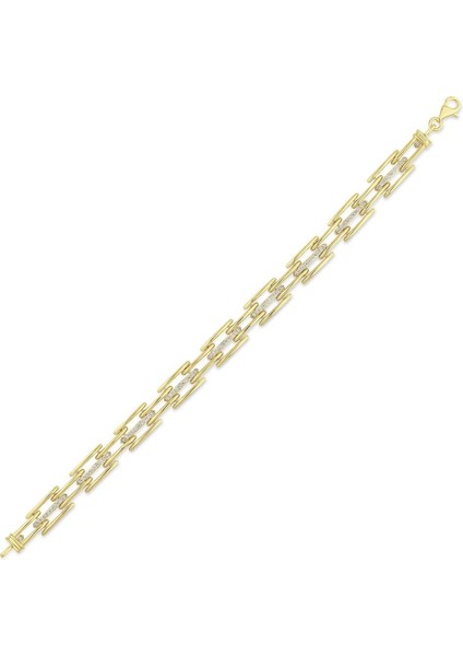 Altın Tasarım Bileklik - 14K fırsatları