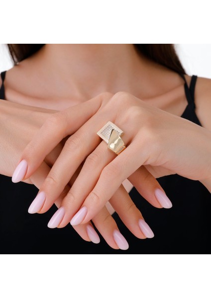 Tasarım Altın Yüzük - 14K