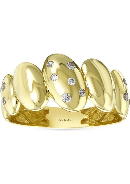 Altın Tasarım Yüzük - 14K