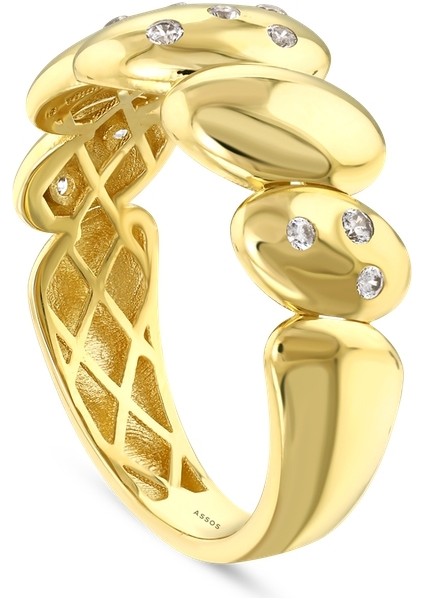 Altın Tasarım Yüzük - 14K