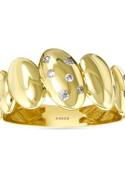 Altın Tasarım Yüzük - 14K