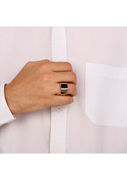 Altın Erkek Yüzük - 14K