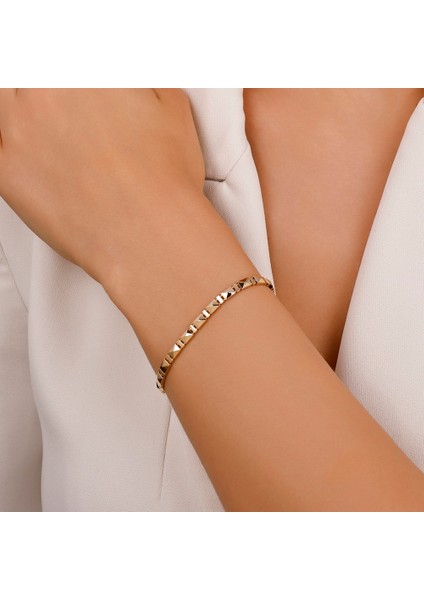 Altın Tasarım Bileklik - 14K