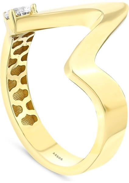 Tasarım Altın Yüzük - 14K