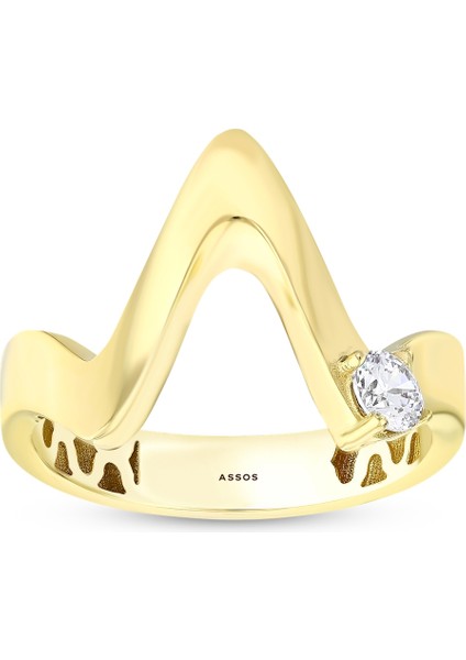 Tasarım Altın Yüzük - 14K