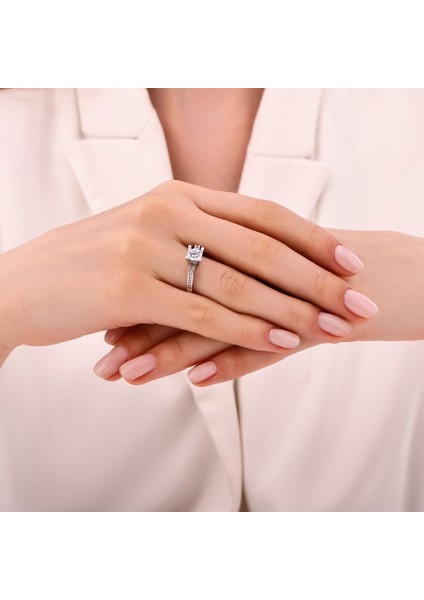 Altın Tektaş Yüzük - 14K