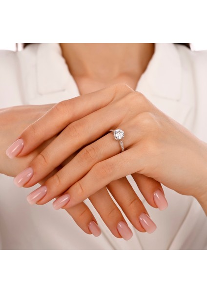 Altın Tektaş Yüzük - 14K