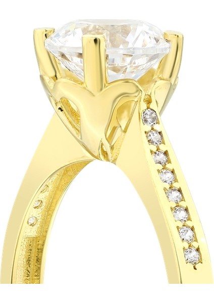 Altın Tektaş Yüzük - 14K