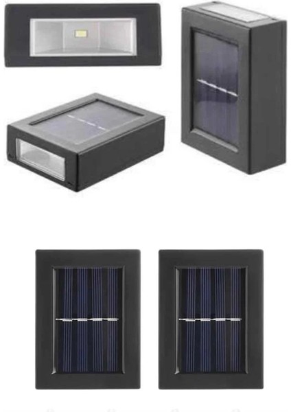Solar Güneş Enerjili Çift Taraflı Duvar Lambası Çift Taraflı Duvar Lamba Güneş Enerjili modelleri