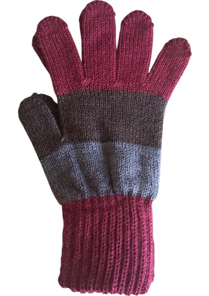 Garson Beden Erkek Çocuk Eldiven Bordo - 8-12 Yaş fırsatları