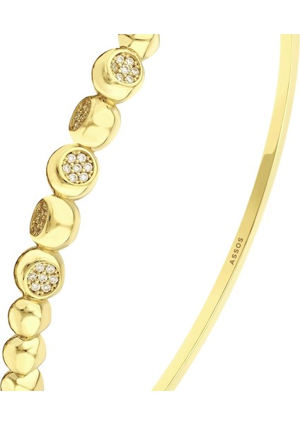 Altın Tasarım Kelepçe - 14K