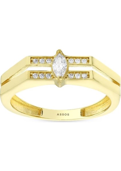 Tasarım Altın Yüzük - 14K