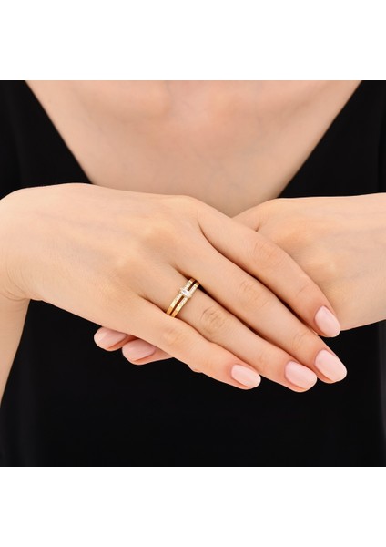 Tasarım Altın Yüzük - 14K