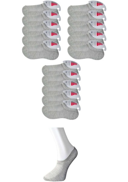 Gri Kadın Görünmez Çorap 15 çift fırsatları