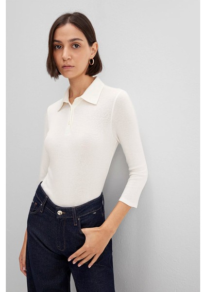 1613647-80194 Mavi Polo Yaka Modelli Penye. fiyatları