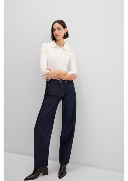 1613647-80194 Mavi Polo Yaka Modelli Penye. modelleri