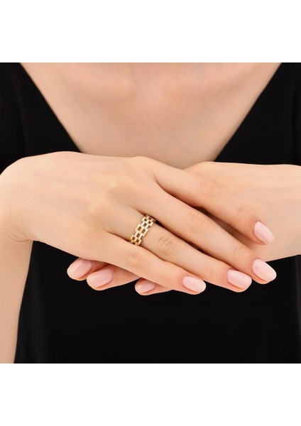 Tasarım Altın Yüzük - 14K