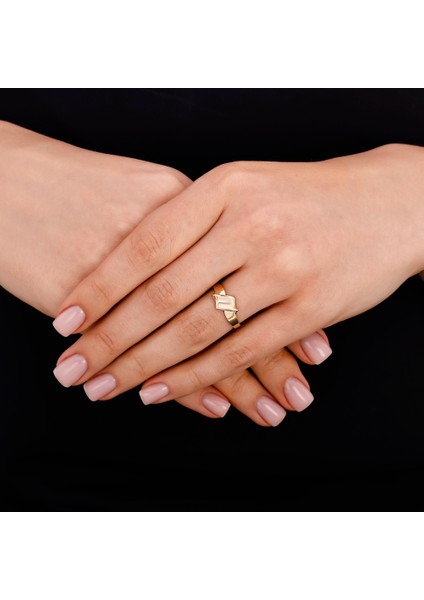 Tasarım Altın Yüzük - 14K