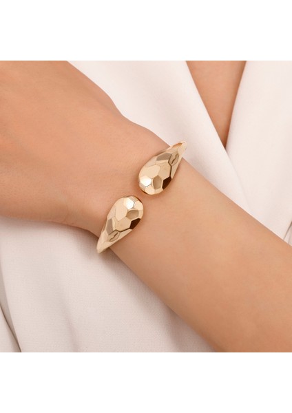 Tasarım Altın Kelepçe - 14K