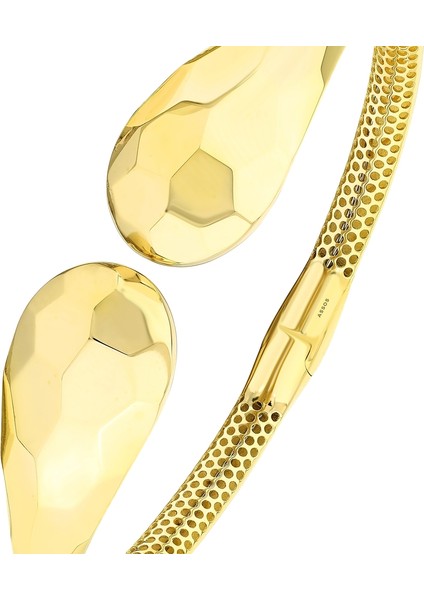 Tasarım Altın Kelepçe - 14K