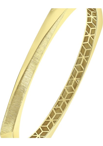 Altın Tasarım Kelepçe - 14K