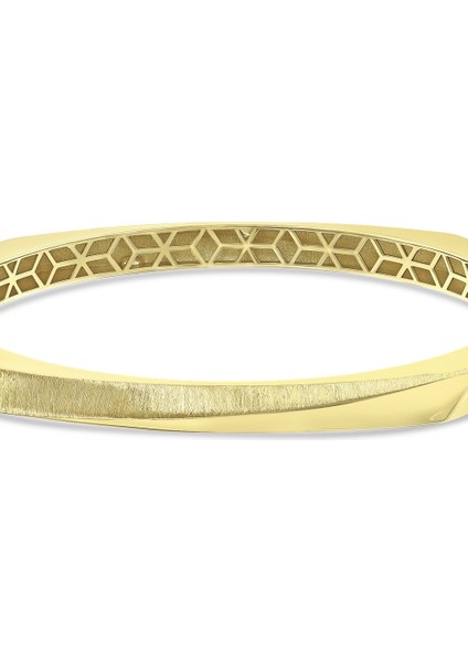 Altın Tasarım Kelepçe - 14K