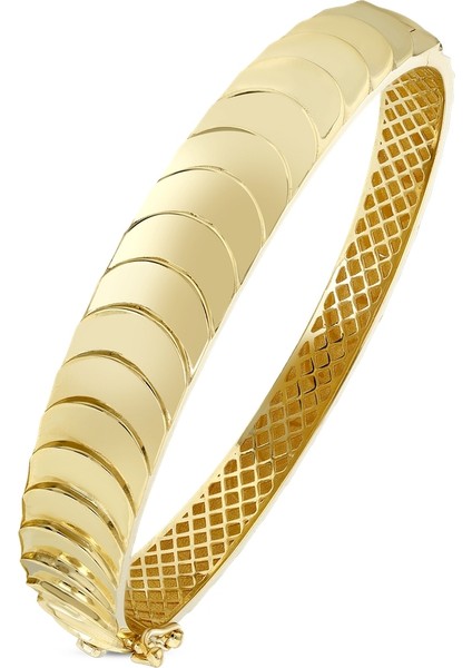 Altın Tasarım Kelepçe - 14K